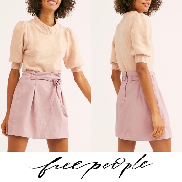 Free People Dresses & Skirts - Free People Payton Paperbag Mini Skirt